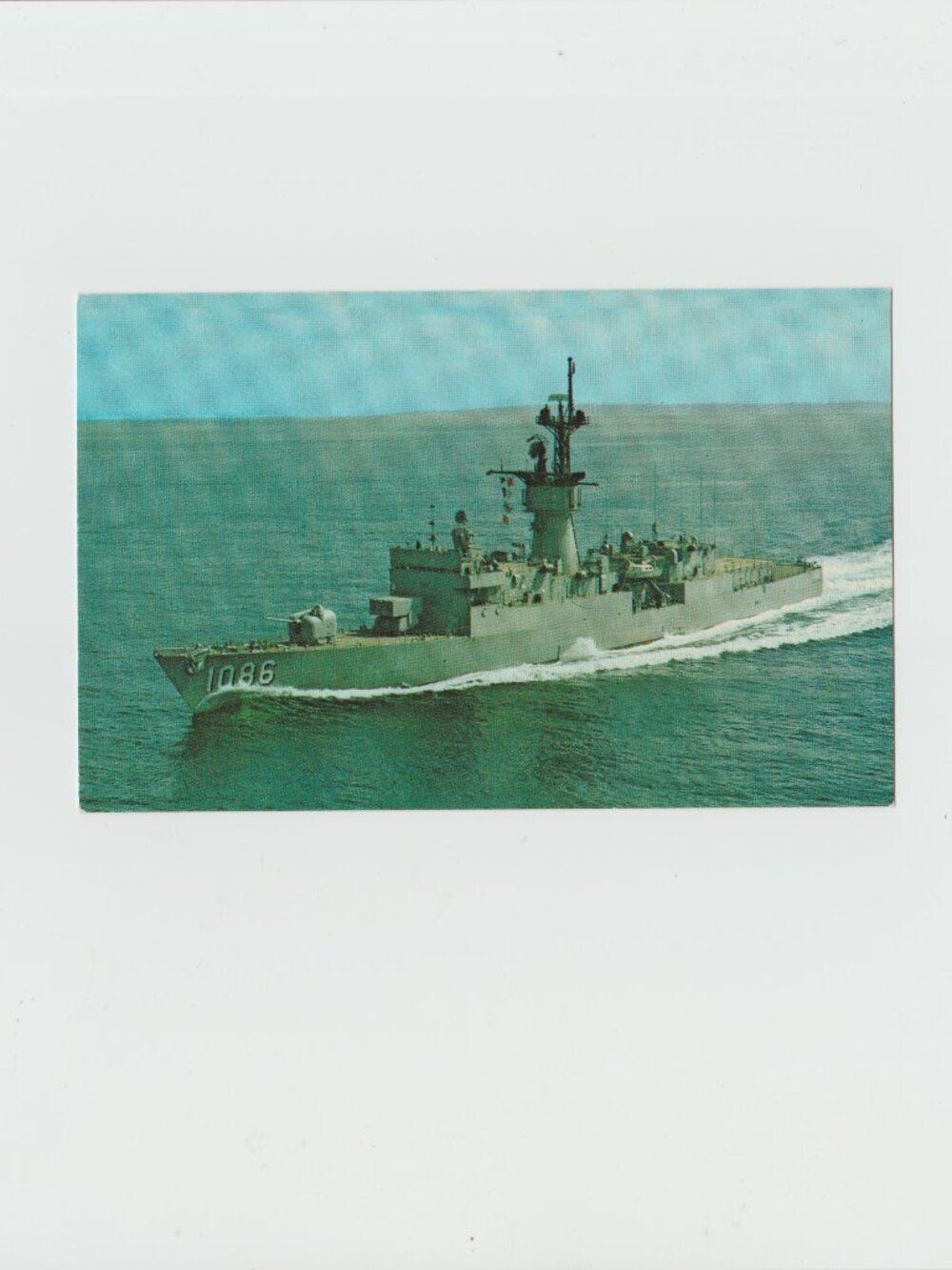 U.S.S. Brewton (DE-1086) Destroyer Postcard